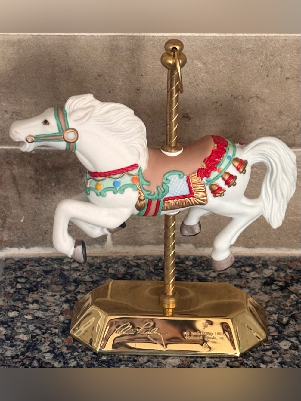 1993 Hallmark Keepsake Tobin Fraley Carousel Horse Ornament